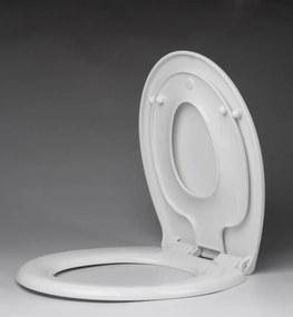 Aqualine Aqualine, Detské WC sedátko integrované do klasického WC sedátka, Soft Close, biela, FS125