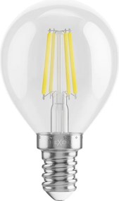 Mexen Vintis, LED filamentová žiarovka E14, G45, 6 W, neutrálna biela 4000K, číra, L156-E14-0640-00