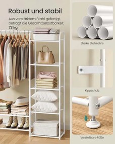 Otvorená šatníková skriňa LGR462W01