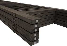 Paraván HWC-G30 - 170 × 240 cm - sivohnedá
