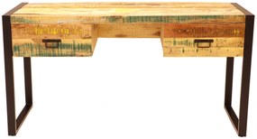 furniture-nabytek.cz - Písací stôl 160 cm z masívneho mangového dreva 160x70x76