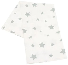 Látková tetra osuška New baby Softy 90 x 110 cm sivo-biela 2 ks