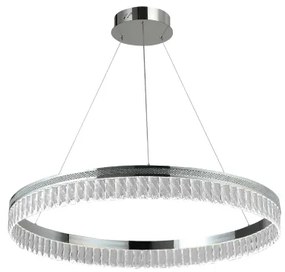 LED stmievateľný krištáľový luster na lane THALIA LED/55W/230V 3000-6000K + diaľkové ovládanie
