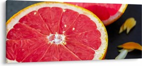 Obraz rozkrojených grapefruitov (120x50 cm)
