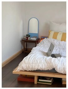 Dvojlôžková posteľ z borovicového dreva s roštom v prírodnej farbe 160x200 cm Japan – Karup Design