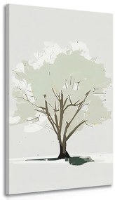 Obraz strom v minimalistickom duchu Varianta: 50x100