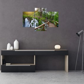 Obraz - Plitvické jazerá (90x60 cm)