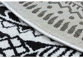 Okrúhly koberec FUN Napkin obrúsok - sivá Veľkosť: kruh 100 cm