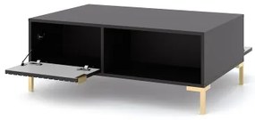 Klubska mizica FLOP črna