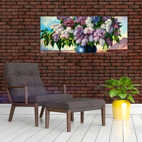 Obraz - Kytica orgovánu (120x50 cm)