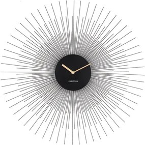 Nástenné hodiny ka5818bk Karlsson Peony 60cm