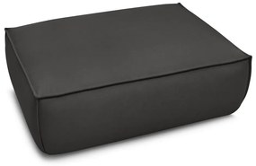 Čierna podnožka z imitácie kože Boheme – Bobochic Paris