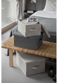 Látkový úložný box s vekom – Bigso Box of Sweden
