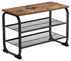 Botník DAVOR hnedá/čierna