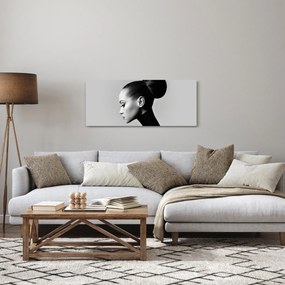 Obraz - Profil krásnej ženy (120x50 cm)