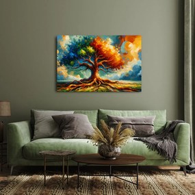 Obraz strom života v farbách jesene