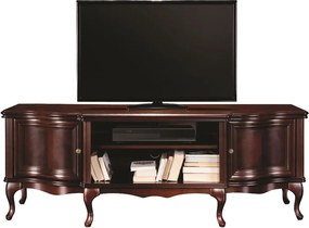 Rustikálny TV stolík Wersal W-RTV/D - wenge