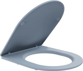 Mexen Lena, Rico, WC sedadlo s jemným zatváraním, duroplast, svetlá modrá matná, 39740069