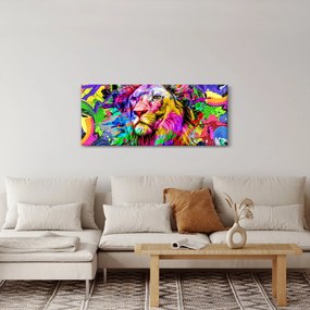 Obraz - 3D obraz leva (120x50 cm)