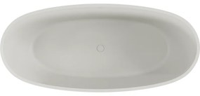 Mexen Torino, voľne stojaca vaňa z konglomerátu 155x78 cm, betónová matná, 57271557861