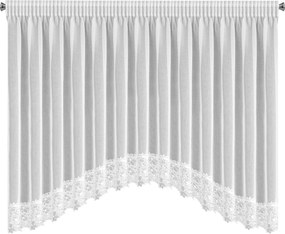 ZÁCLONA NA PÁSKE ARTEMIDA 400X160 CM BIELA