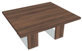 Konferenčný stolík Verno+ S 120 x 100 cm, orech / hnedá