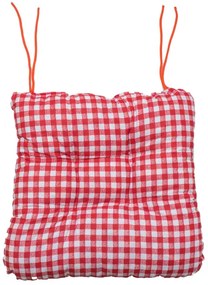Podložka na stoličku Soft kostička červený
