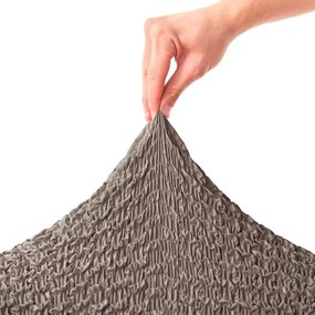 Bielastické poťahy MOSAICO orieškové dvojkreslo (š. 120 - 160 cm)