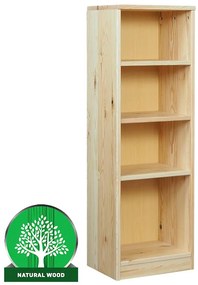 Regál eko nízky 120 borovica surová