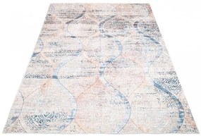 Moderný koberec v hnedých odtieňoch s jemným vzorom Šírka: 80 cm | Dĺžka: 150 cm