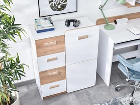 Nábytok do študentskej izby Clerigo 01 (biela). Akcia -20%. Vlastná spoľahlivá doprava až k Vám domov. 1137297