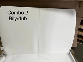 AKCIA Biely jedálenský stôl COMBO 120X75 II. akosť