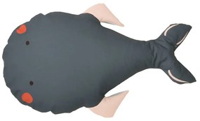 Sivý detský sedací vak Whale – The Wild Hug