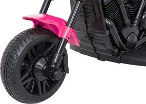 Elektrická motorka STAR ružová