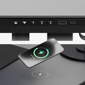 Elektrický výškovo nastaviteľný stôl Mark Adler Leader 8.5 čierny