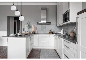 Závesné svietidlo Costa, 3x biele sklenené tienidlo, b, o