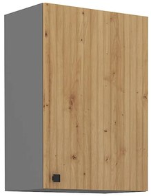 Kuchynská skrinka AVA dub artisan/antracitová 50g-72 1f