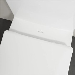 VILLEROY &amp; BOCH Venticello WC misa kombi s hlbokým splachovaním bez vnútorného okraja, zadný odpad, 375 x 700 mm, biela alpská, 4612R001
