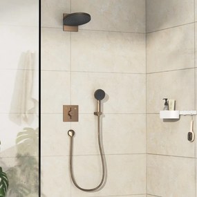 Hansgrohe DuoTurn E - Batéria pod omietku pre 2 spotrebiče, kartáčovaný bronz 75417140