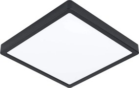 Čierne LED stropné svietidlo 28,5x28,5 cm FUEVA 5 – EGLO