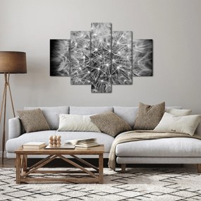 Obraz sivej púpavy (150x105 cm)