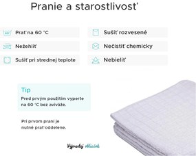 Osuška JERRY 70 x 140 cm biela, 100% bavlna