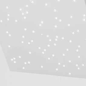 Stropné svietidlo LED so stmievaním Cielo 30 biele s diaľkovým ovládaním