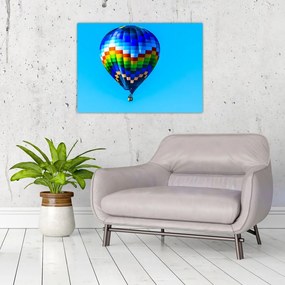 Sklenený obraz - Teplovzdušný balón (70x50 cm)