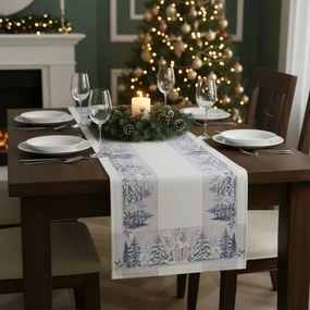 Forbyt Vianočný behúň Zimná nostalgia, 40 x 90 cm
