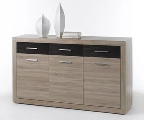 Komoda Cancan SB, dub sonoma/sivá pínia