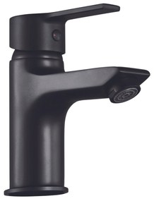 Invena Bralos, umývadlová batéria h-134, čierna matná, INV-BU-07-004-A