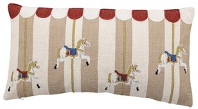 Bloomingville Dekoratívny vankúš Merry-go-round 60 × 30 cm