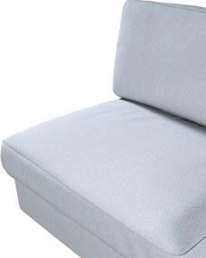 Poťah na neskladacie kreslo Kivik farba produktu modrá látka zapletaná