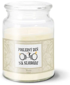 Sablio Sviečka Poslední den na svobodě - 500 g